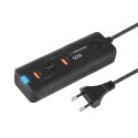 EZC109 ES PERANZA ŁADOWARKA SIECIOWA 60W 2x USB-C  PD 30W / 2x USB-A qC 3.0 18W