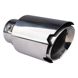 KOŃCÓWKA TŁUMIKA WYDECHU STAL NIERDZEWNA CHROM AMIO-04064