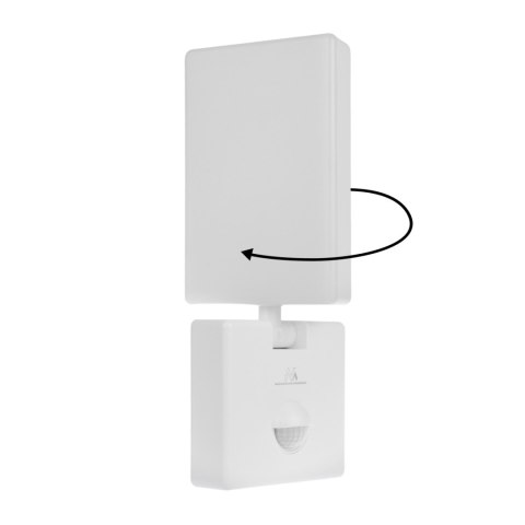 LAM PA LED Z CZUJNIKIEM RUCHU MACLEAN, CZUJNIK RUCHU PIR, KOLOR BIAŁY, 10W, IP65, 800LM, BARWA NEUTRALNA BIAŁA (4000K) MCE516 W LAM PA LED Z CZUJNIKIEM RUCHU MACLEAN, CZUJNIK RUCHU PIR, KOLOR BIAŁY, 10W, IP65, 800LM, BARWA NEUTRALNA BIAŁA (4000K) MCE516 W
