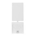 LAM PA LED Z CZUJNIKIEM RUCHU MACLEAN, CZUJNIK RUCHU PIR, KOLOR BIAŁY, 10W, IP65, 800LM, BARWA NEUTRALNA BIAŁA (4000K) MCE516 W