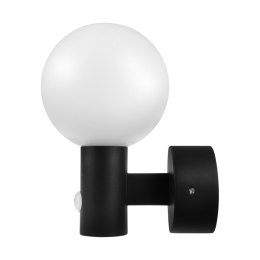 LAM PA LED Z CZUJNIKIEM RUCHU MACLEAN, CZUJNIK RUCHU PIR, KOLOR CZARNY, 15W, IP65, 1600LM, BARWA NEUTRALNA BIAŁA (4000K) MCE515 B