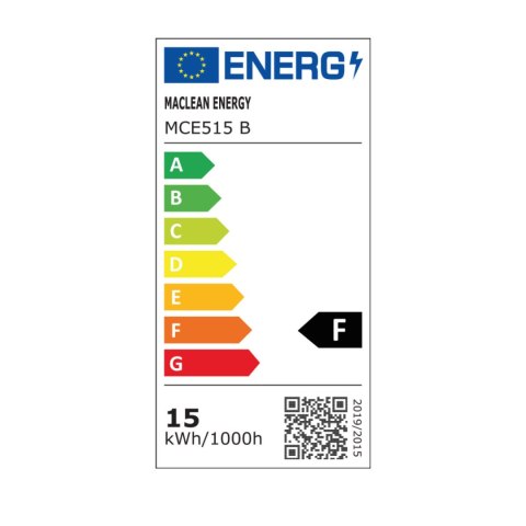 LAM PA LED Z CZUJNIKIEM RUCHU MACLEAN, CZUJNIK RUCHU PIR, KOLOR CZARNY, 15W, IP65, 1600LM, BARWA NEUTRALNA BIAŁA (4000K) MCE515 B LAM PA LED Z CZUJNIKIEM RUCHU MACLEAN, CZUJNIK RUCHU PIR, KOLOR CZARNY, 15W, IP65, 1600LM, BARWA NEUTRALNA BIAŁA (4000K) MCE515 B