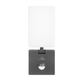 LAM PA LED Z CZUJNIKIEM RUCHU MACLEAN, CZUJNIK RUCHU PIR, KOLOR SZARY, 10W, IP65, 800LM, BARWA NEUTRALNA BIAŁA (4000K) MCE516 GR