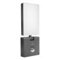LAM PA LED Z CZUJNIKIEM RUCHU MACLEAN, CZUJNIK RUCHU PIR, KOLOR SZARY, 10W, IP65, 800LM, BARWA NEUTRALNA BIAŁA (4000K) MCE516 GR