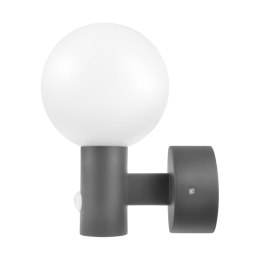LAM PA LED Z CZUJNIKIEM RUCHU MACLEAN, CZUJNIK RUCHU PIR, KOLOR SZARY, 15W, IP65, 1600LM, BARWA NEUTRALNA BIAŁA (4000K) MCE515 GR