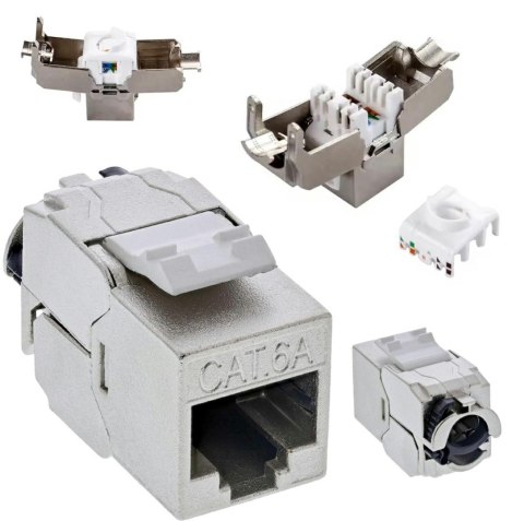 RJ10 GNIAZDO RJ45 ST P KAT.6A BEZNARZĘDZIOWE RJ10 GNIAZDO RJ45 ST P KAT.6A BEZNARZĘDZIOWE