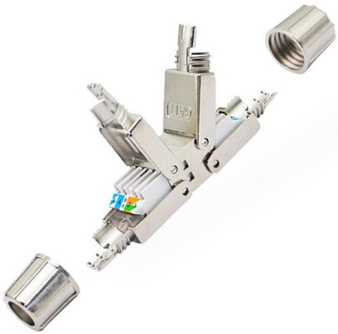 RJ8 ŁĄCZNIK RJ45 ST P BEZNARZĘDZIOWY RJ8 ŁĄCZNIK RJ45 ST P BEZNARZĘDZIOWY