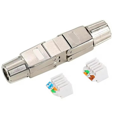 RJ8 ŁĄCZNIK RJ45 ST P BEZNARZĘDZIOWY RJ8 ŁĄCZNIK RJ45 ST P BEZNARZĘDZIOWY