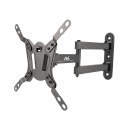 UCHWYT DO TELEWIZORA LUB MONITORA MACLEAN, MAx. VESA 200x200, 23-43", 30KG, CZARNY, MC-418
