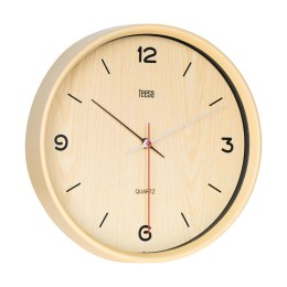ZEGAR ŚCIENNY 30 CM JASNY BRĄZ