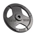 ZESTAW OBCIĄŻEŃ ŻELIWNYCH 2x15KG, OTWÓR 31MM, TALERZ Z UCHWYTAMI, REBEL ACTIVE