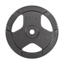 ZESTAW OBCIĄŻEŃ ŻELIWNYCH 2x15KG, OTWÓR 31MM, TALERZ Z UCHWYTAMI, REBEL ACTIVE