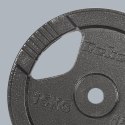 ZESTAW OBCIĄŻEŃ ŻELIWNYCH 2x15KG, OTWÓR 31MM, TALERZ Z UCHWYTAMI, REBEL ACTIVE