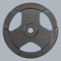 ZESTAW OBCIĄŻEŃ ŻELIWNYCH 2x15KG, OTWÓR 31MM, TALERZ Z UCHWYTAMI, REBEL ACTIVE