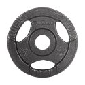 ZESTAW OBCIĄŻEŃ ŻELIWNYCH 4x1.25KG, OTWÓR 31MM, TALERZ Z UCHWYTAMI, REBEL ACTIVE
