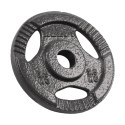 ZESTAW OBCIĄŻEŃ ŻELIWNYCH 4x2.5KG, OTWÓR 31MM, TALERZ Z UCHWYTAMI, REBEL ACTIVE