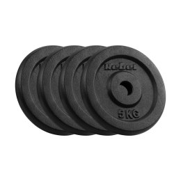 ZESTAW OBCIĄŻEŃ ŻELIWNYCH 4x5KG, OTWÓR 31MM, TALERZ KLASYCZNY, REBEL ACTIVE