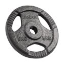 ZESTAW OBCIĄŻEŃ ŻELIWNYCH 4x5KG, OTWÓR 31MM, TALERZ Z UCHWYTAMI, REBEL ACTIVE