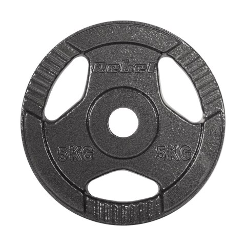 ZESTAW OBCIĄŻEŃ ŻELIWNYCH 4x5KG, OTWÓR 31MM, TALERZ Z UCHWYTAMI, REBEL ACTIVE ZESTAW OBCIĄŻEŃ ŻELIWNYCH 4x5KG, OTWÓR 31MM, TALERZ Z UCHWYTAMI, REBEL ACTIVE