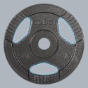 ZESTAW OBCIĄŻEŃ ŻELIWNYCH 4x5KG, OTWÓR 31MM, TALERZ Z UCHWYTAMI, REBEL ACTIVE