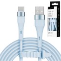 KABEL USB - USB TY PU C 1 M SILIKONOWY NIEBIESKI KRUGER&MATZ BASIC