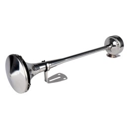 KLAKSON FANFARA SYGNAŁ DŹWIĘKOWY CHROM 520 MM 12V 24V HIGHTONE AMIO-04077