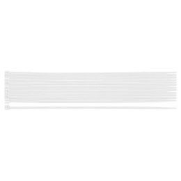 O PASKI ZACISKOWE EXTREME 2.5 × 200 MM, BIAŁE, 20 SZT.