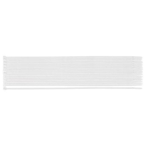 O PASKI ZACISKOWE EXTREME 3.6 × 300 MM, BIAŁE, 100 SZT.