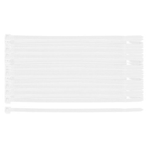 O PASKI ZACISKOWE EXTREME 4.8 × 150 MM, BIAŁE, 100 SZT.