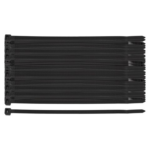 O PASKI ZACISKOWE EXTREME 4.8 × 150 MM, CZARNE, 100 SZT.