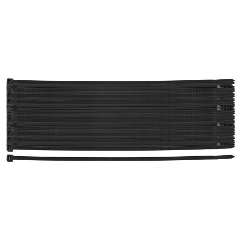 O PASKI ZACISKOWE EXTREME 4.8 × 200 MM, CZARNE, 100 SZT.