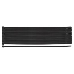 O PASKI ZACISKOWE EXTREME 4.8 × 370 MM, CZARNE, 50 SZT.