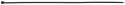 O PASKI ZACISKOWE EXTREME 7.6 × 500 MM, CZARNE, 50 SZT.