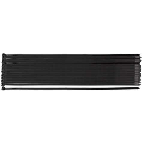 O PASKI ZACISKOWE EXTREME 9.0 × 450 MM, CZARNE, 50 SZT.