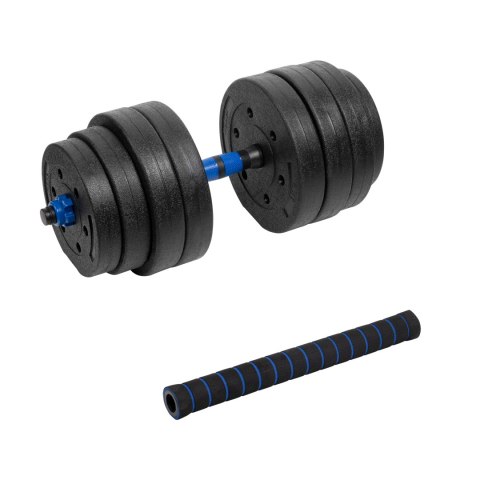 HANTEL BITUMICZNY REGULOWANY Z ŁĄCZNIKIEM 1x20KG, REBEL ACTIVE HANTEL BITUMICZNY REGULOWANY Z ŁĄCZNIKIEM 1x20KG, REBEL ACTIVE