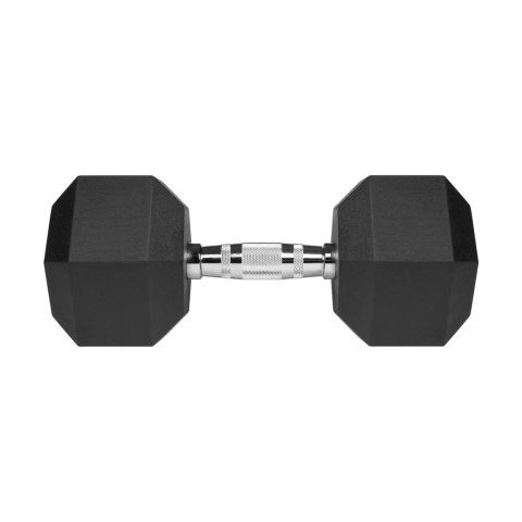 HANTEL ŻELIWNY GUMOWANY HEX 20 KG REBEL ACTIVE HANTEL ŻELIWNY GUMOWANY HEX 20 KG REBEL ACTIVE