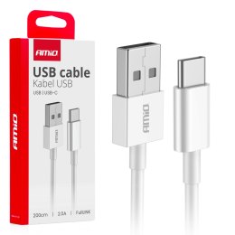 KABEL DO ŁADOWANIA USB-A - USB-C 2A 200CM FULLLINK AMIO-03894