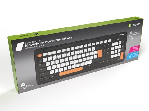 KLAWIATURA BEZ PRZEWODOWA TRACER GREG RF KLAWIATURA BEZ PRZEWODOWA TRACER GREG RF