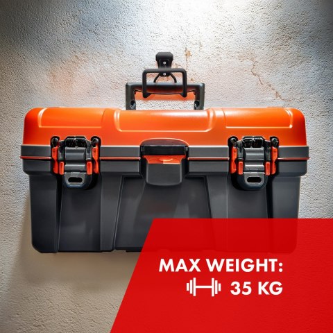 UCHWYT ŚCIENNY DO GARAŻU MACLEAN, NA O PONY, NARZĘDZIA OGRODNICZE, DRABINĘ, WĘŻE. ROWERY, STALOWY, MAx. OBCIĄŻENIE 35KG, MC-441 UCHWYT ŚCIENNY DO GARAŻU MACLEAN, NA O PONY, NARZĘDZIA OGRODNICZE, DRABINĘ, WĘŻE. ROWERY, STALOWY, MAx. OBCIĄŻENIE 35KG, MC-441
