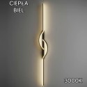 ZD143B LAM PA SCIENNA KINKIET 60CM LED CIE PŁY BIAŁY