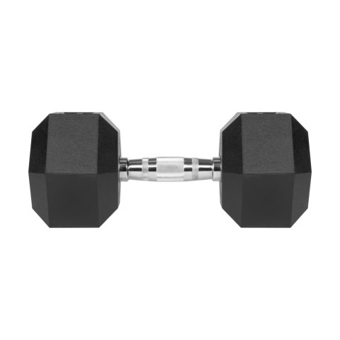 HANTEL ŻELIWNY GUMOWANY HEX 17,5 KG REBEL ACTIVE HANTEL ŻELIWNY GUMOWANY HEX 17,5 KG REBEL ACTIVE