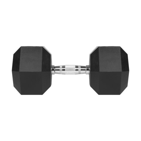 HANTEL ŻELIWNY GUMOWANY HEX 27,5 KG REBEL ACTIVE HANTEL ŻELIWNY GUMOWANY HEX 27,5 KG REBEL ACTIVE
