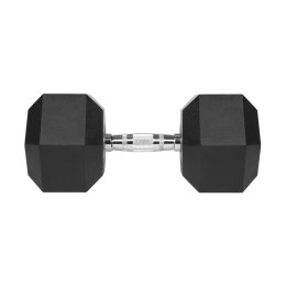 HANTEL ŻELIWNY GUMOWANY HEX 30 KG REBEL ACTIVE