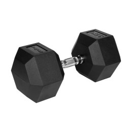 HANTEL ŻELIWNY GUMOWANY HEX 35 KG REBEL ACTIVE