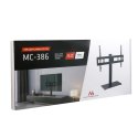 UNIWERSALNY STOJAK DO TV MACLEAN, NA SZAFKĘ RTV,  PODSTAWKA, MAx. 40KG, MAx. VESA 600x400, DLA TV 32-75", MC-386