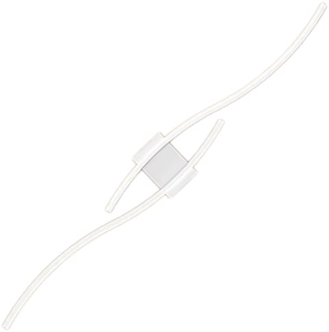 ZD150B LAM PA SCIENNA KINKIET BIAŁY 60CM CIE PŁY BIAŁY ZD150B LAM PA SCIENNA KINKIET BIAŁY 60CM CIE PŁY BIAŁY