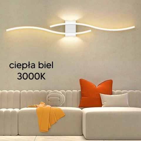 ZD150B LAM PA SCIENNA KINKIET BIAŁY 60CM CIE PŁY BIAŁY ZD150B LAM PA SCIENNA KINKIET BIAŁY 60CM CIE PŁY BIAŁY
