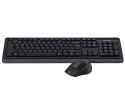ZESTAW KLAWIATURA + MYSZ A4TECH FSTYLER 2.4G FG1035 RF NANO GREY