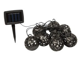 70-290# GIRLANDA SOLARNA OGRODOWA KULE 8 LED CIE PŁY GS-01