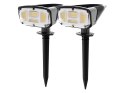 70-296# LAM PA SOLARNA LED WBIJANY REFLEKTOR SL-26 2SZT.